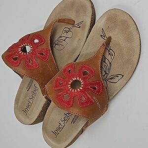 Joseph Seibel Leather Sandals Size 8.5